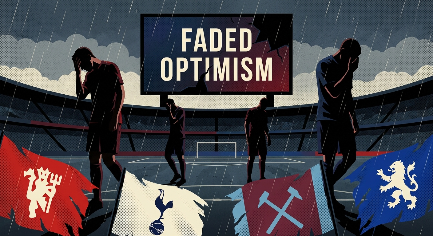 Pre-Season Optimism Fades Fast for United, Spurs & Rangers