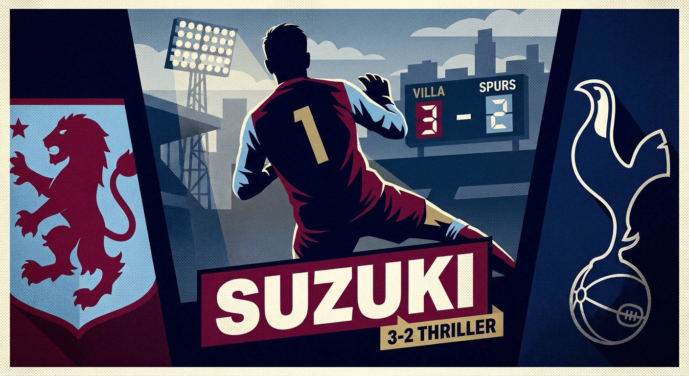 Zion Suzuki Shines as Aston Villa Secure 3-2 Win Over Tottenham
