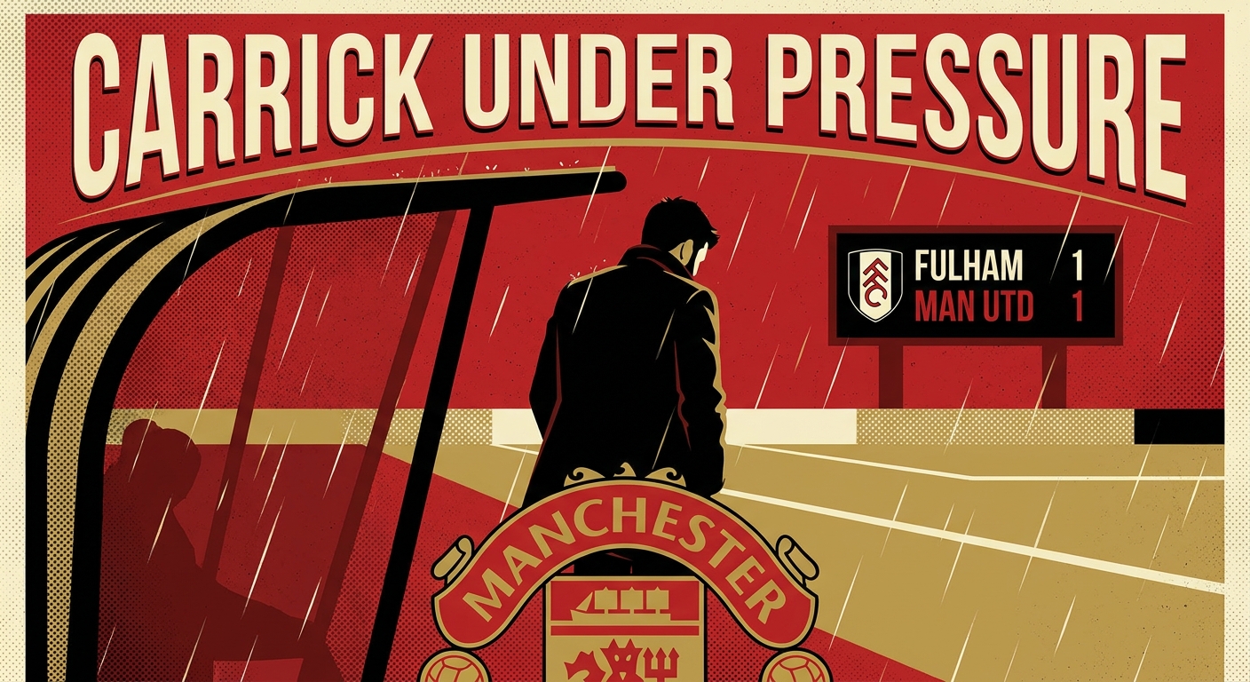 Michael Carrick Faces Manchester United Sack Scrutiny After 1-1 Fulham Draw