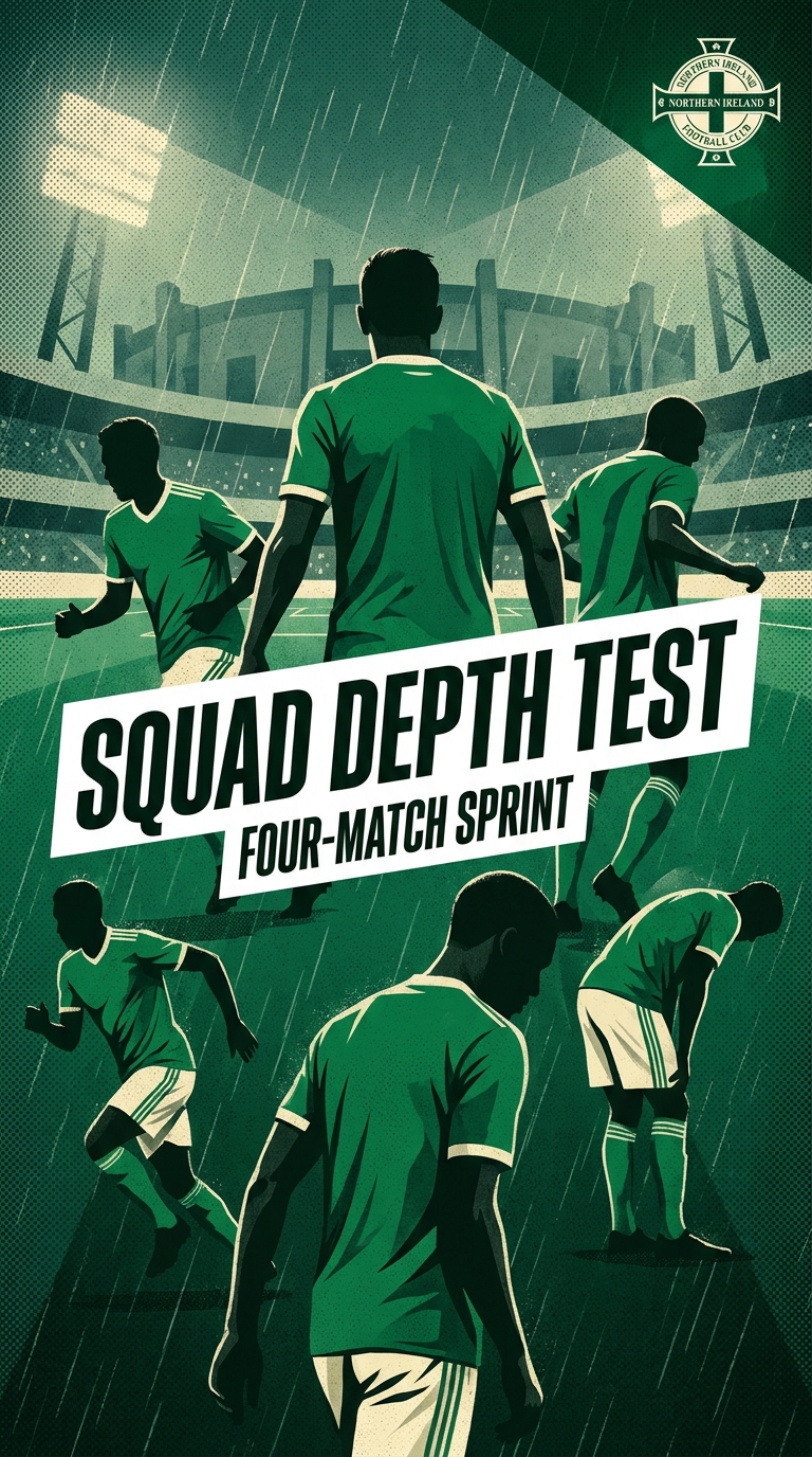 Northern Ireland Face Heavy Rotation Test in FIFA's New 16-Day Window