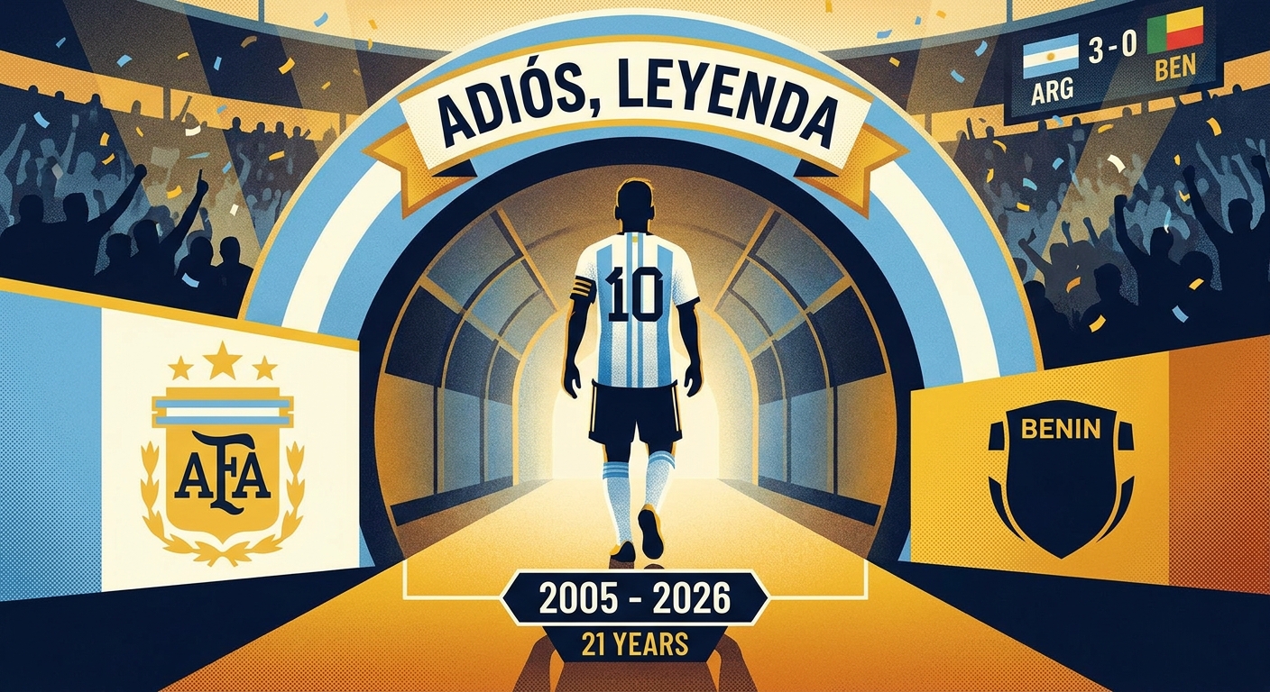 Lionel Messi Retires From Argentina Duty After 3-0 Benin Farewell