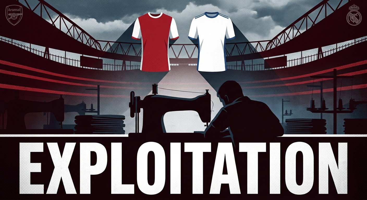 Official Football Shirts Made in £1-an-Hour Cambodia Plants