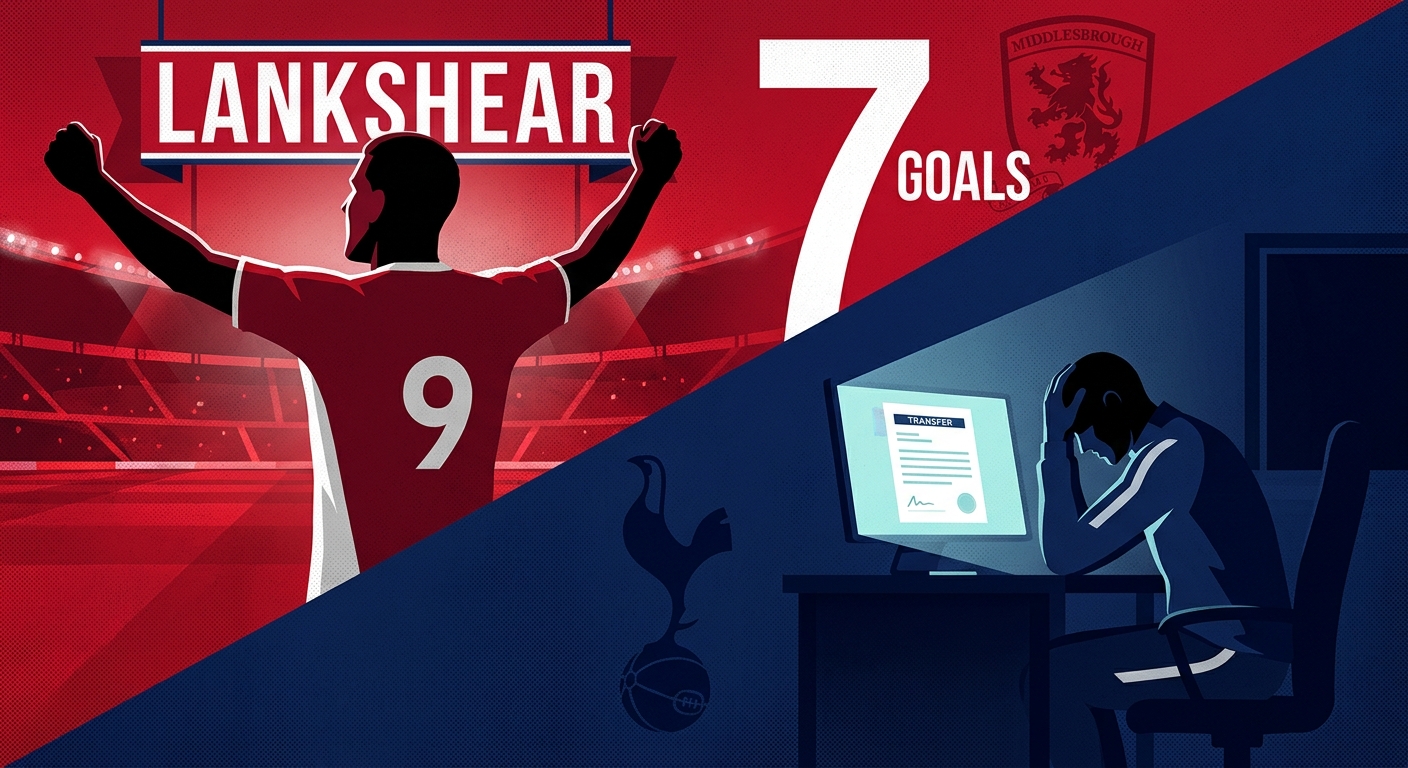 Will Lankshear Leads Middlesbrough Rise as Tottenham Face Regrets