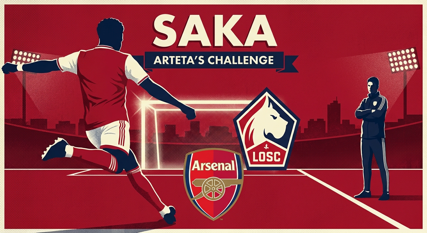Bukayo Saka Fires Arsenal Past Lille After Mikel Arteta Challenge