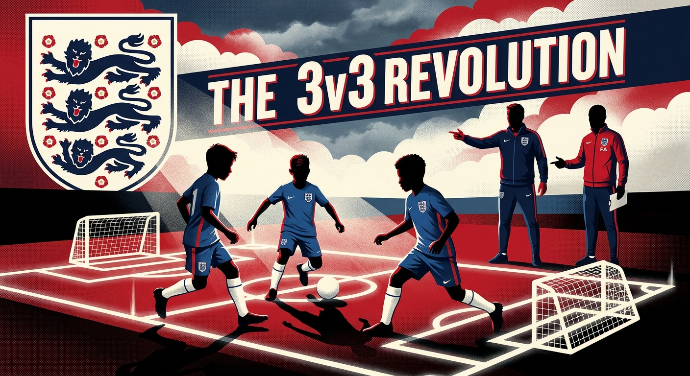 FA Replaces U7 5v5 With 3v3 Format to Overhaul English Youth DNA