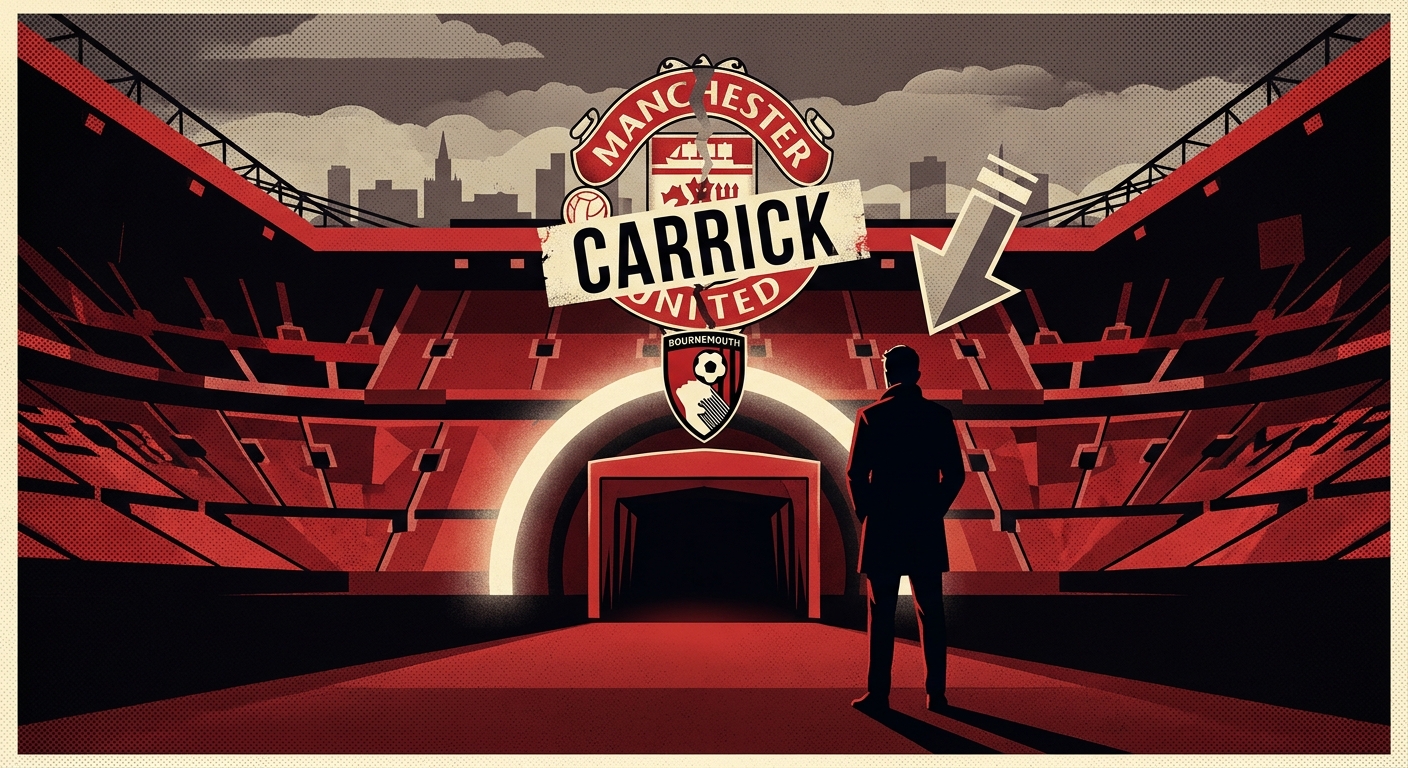 Man United Face Bournemouth as Carrick Fights for His Future